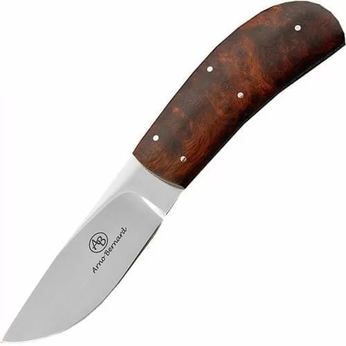 Нож с фиксированным клинком Arno Bernard Lourie, сталь N690, рукоять аризонское железное дерево - фото 1