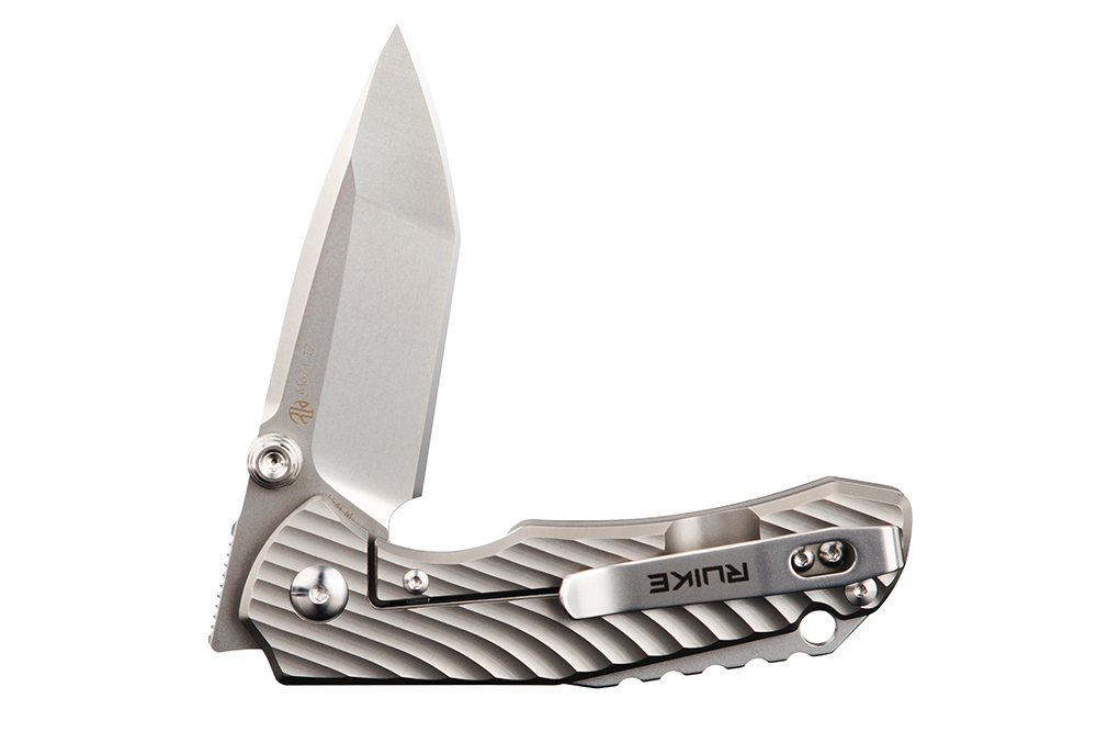 Складной нож Ruike M671-TZ, сталь 154СМ, рукоять TC4 - фото 2