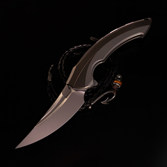 Фото Складной нож Lamella Grey Rike Knife, сталь CPM 20CV, рукоять титан