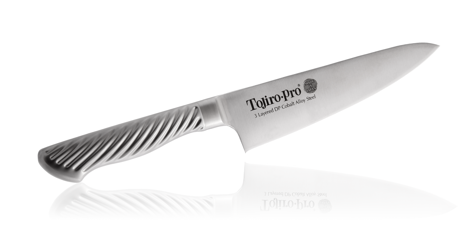Нож Сантоку Tojiro PRO, F-615, сталь VG-10, серый, в картонной коробке