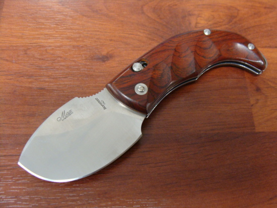 Нож складной LionSteel Skinner 8901 CB, сталь 440C Satin Finish, рукоять дерево кокоболо, коричневый от Ножиков