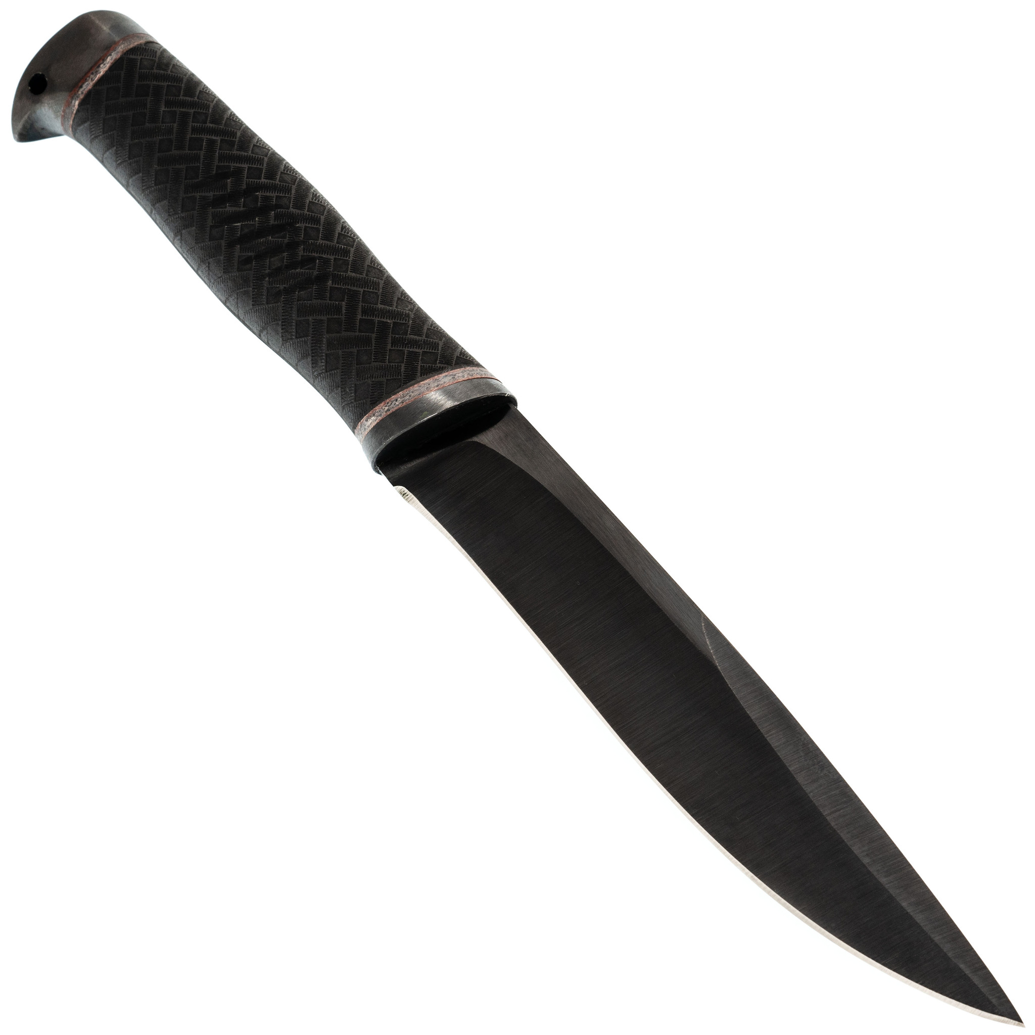 Нож Русак-2, сталь 65Г, рукоять резина - фото 3