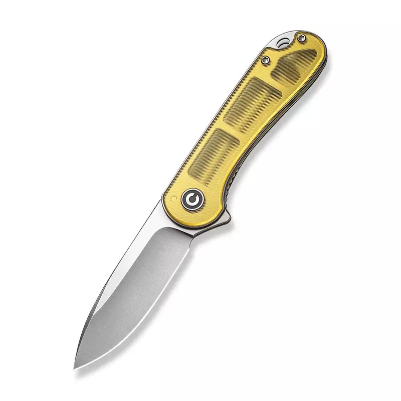Складной нож Civivi Elementum, сталь D2, рукоять термопластик, желтый, Бренды, CIVIVI