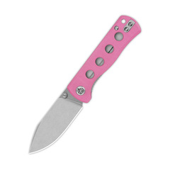 Фото Складной нож QSP Canary, сталь 14C28N, рукоять G10 розовый