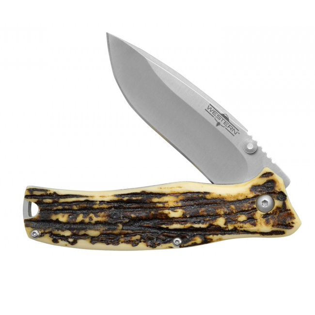 Складной нож Camillus Western Pronto Drop Point, сталь 420 Stainless Steel, рукоять Delrin® от Ножиков