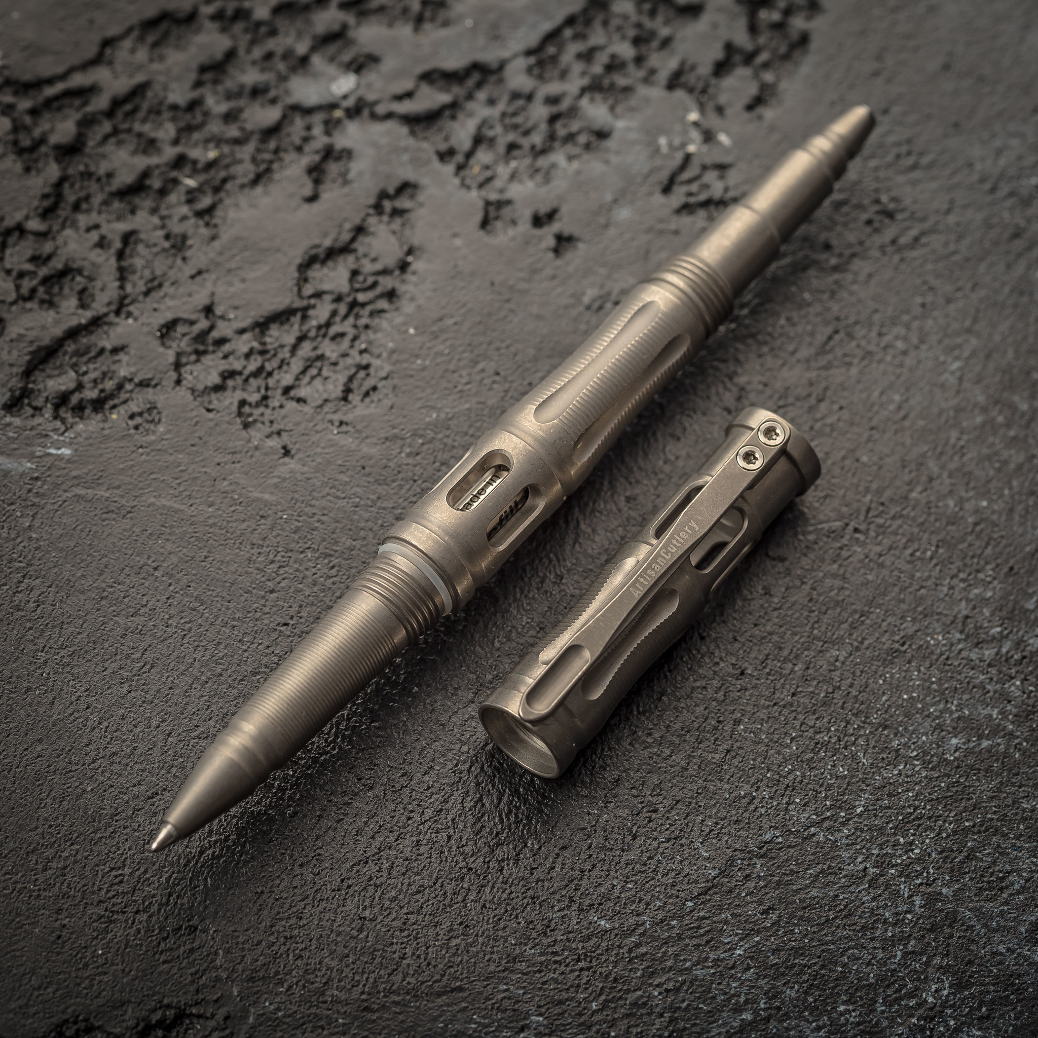 Тактическая ручка Artisan Tactic, Titanium - фото 1