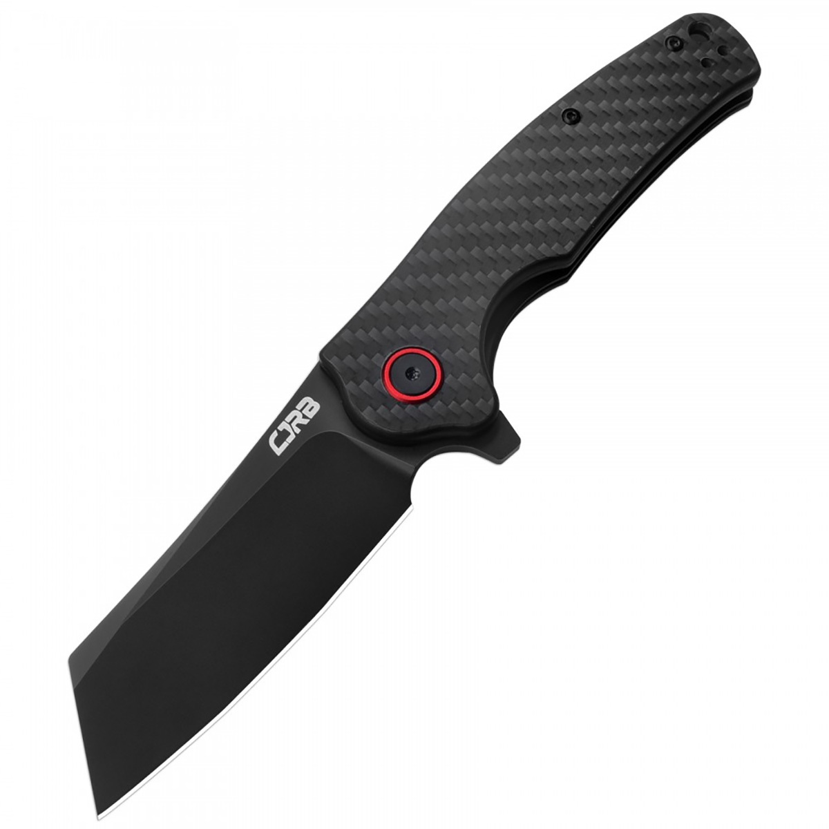 Складной нож CJRB Crag, сталь AR-RPM9, рукоять карбон ножницы кухонные 21 см с открывалкой и орехоколом сталь пластик черные black style