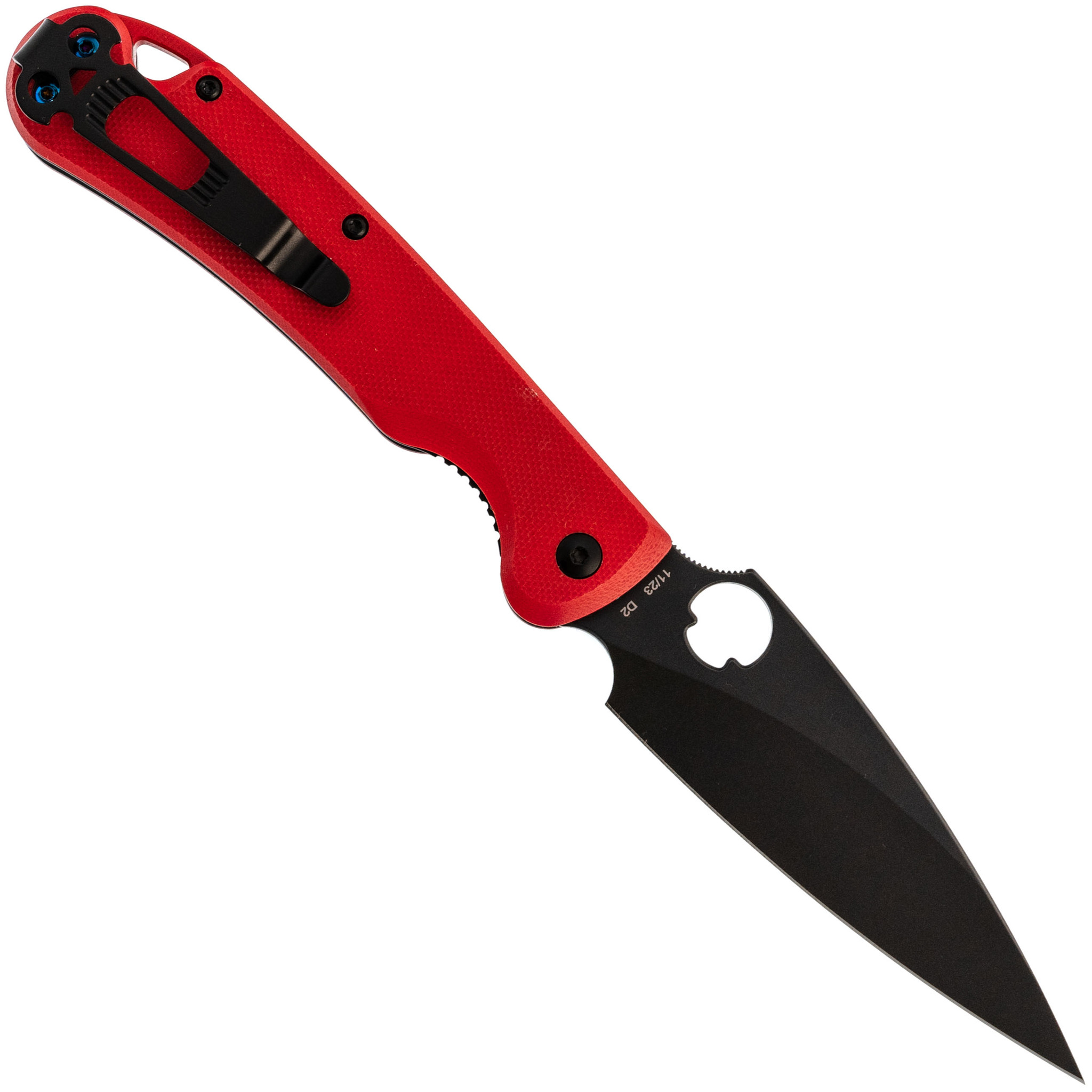 фото Складной нож daggerr sting red dlc, сталь d2, рукоять g10