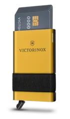Фото Швейцарская карта Victorinox Smart Card Wallet Delightful в подарочной коробке золотая