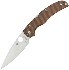 Фото Складной нож Spyderco Native Chief, сталь Cru-Wear, рукоять Brown Canvas Micarta