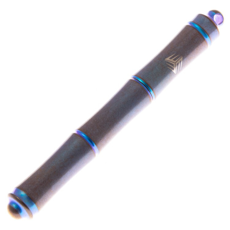 Тактическая ручка WE Knife Syrinx blue, титан - фото 4