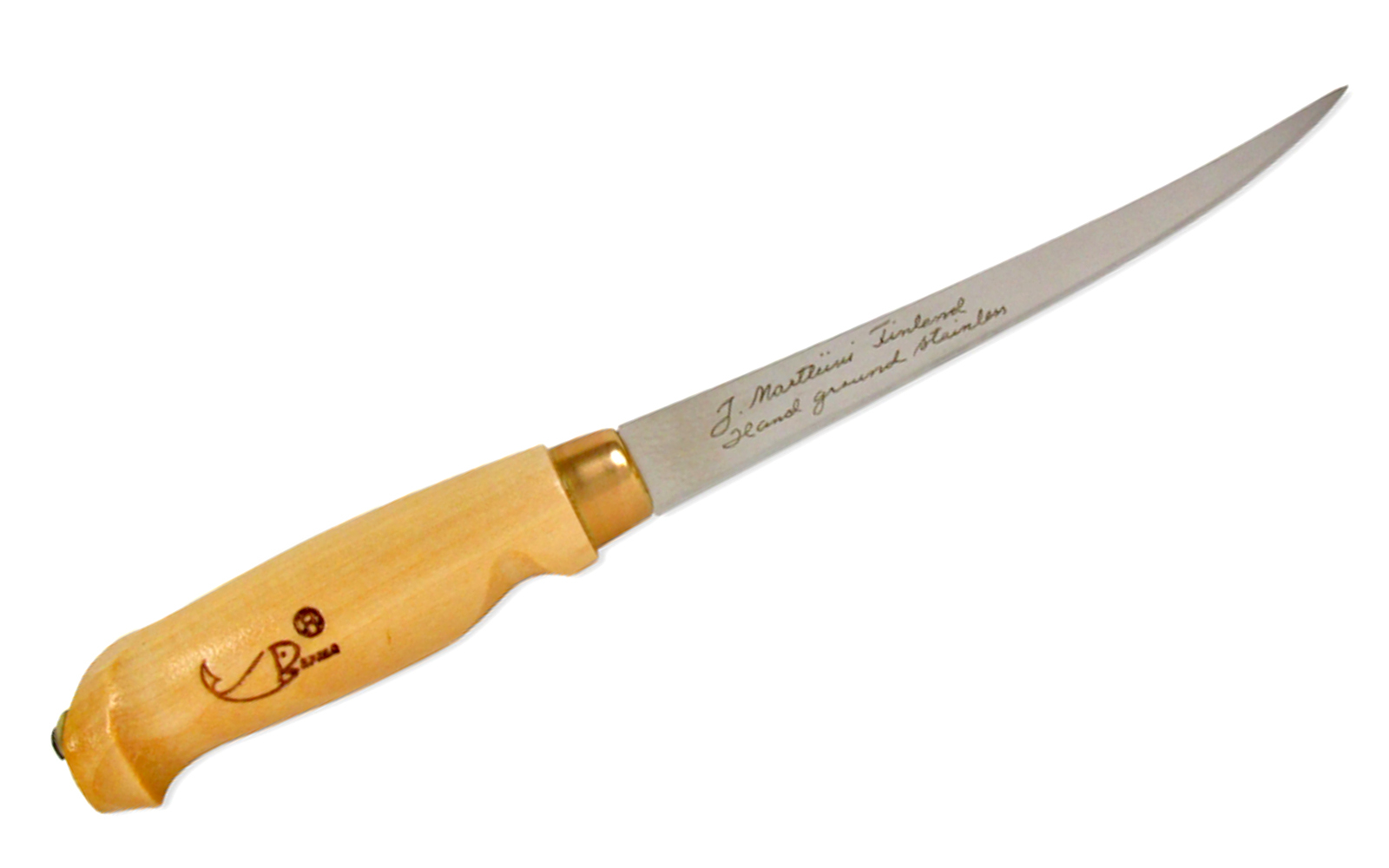 Филейный нож, Rapala, FNF7, нержавеющая сталь, кожаный чехол