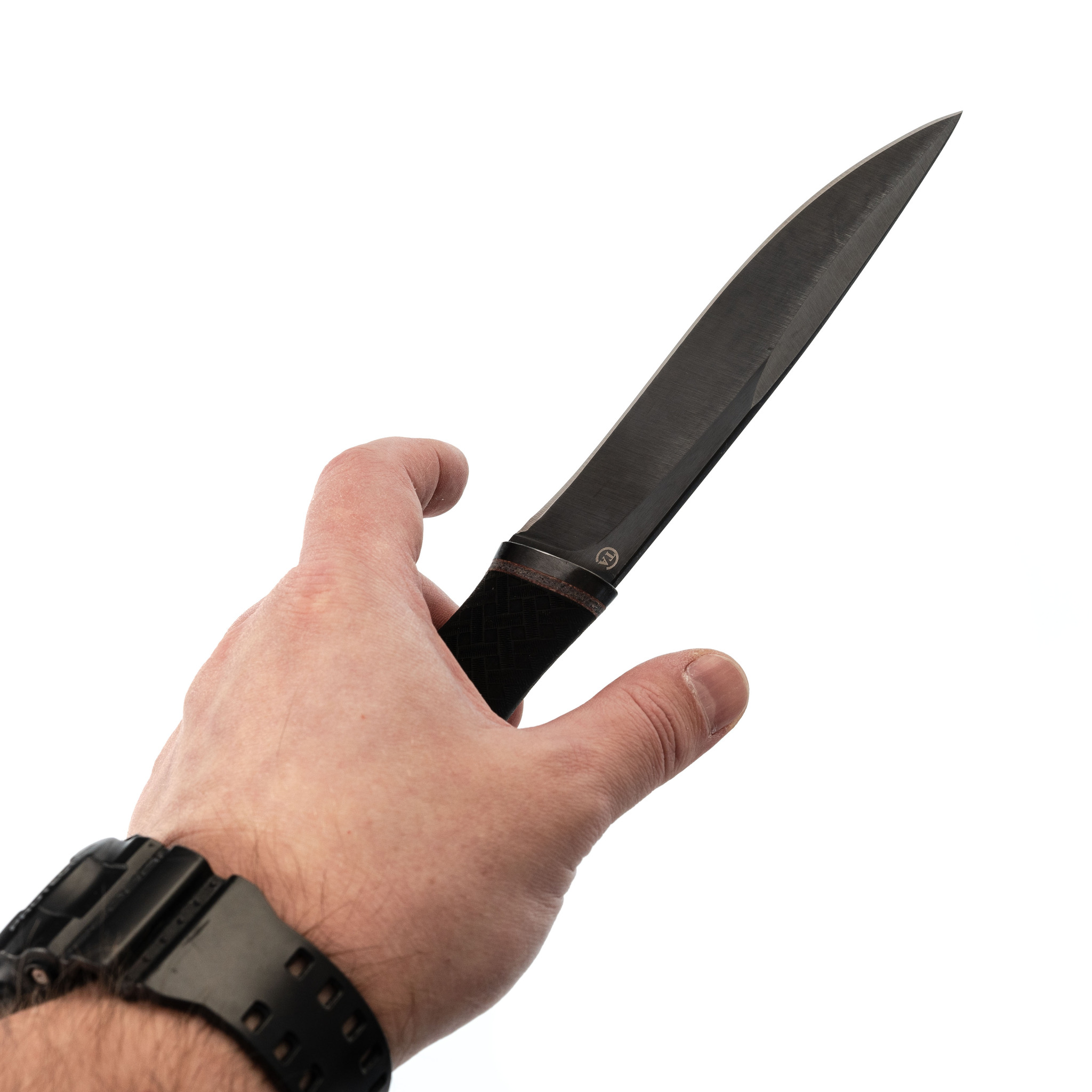 Нож Русак-2, сталь 65Г, рукоять резина - фото 5