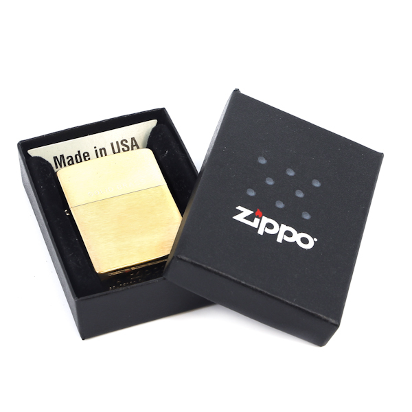Зажигалка ZIPPO Brushed Brass, латунь, золотистый, матовая, 36х56х12 мм - фото 2