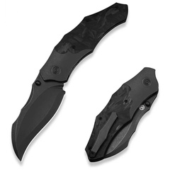 Фото Складной нож WE Knife Orc Boss, сталь CPM 20CV, рукоять титан, черный