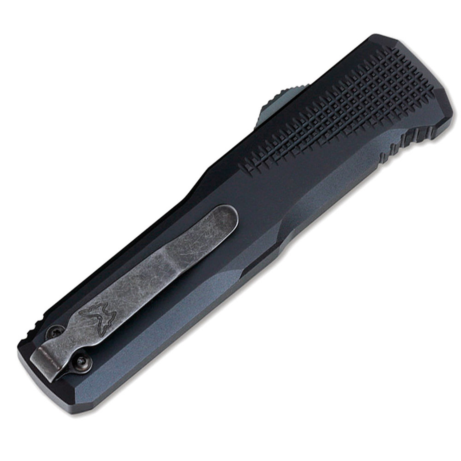 фото Автоматический выкидной нож benchmade phaeton 4600dlc, сталь cpms30v, рукоять из черного анодированного алюминия