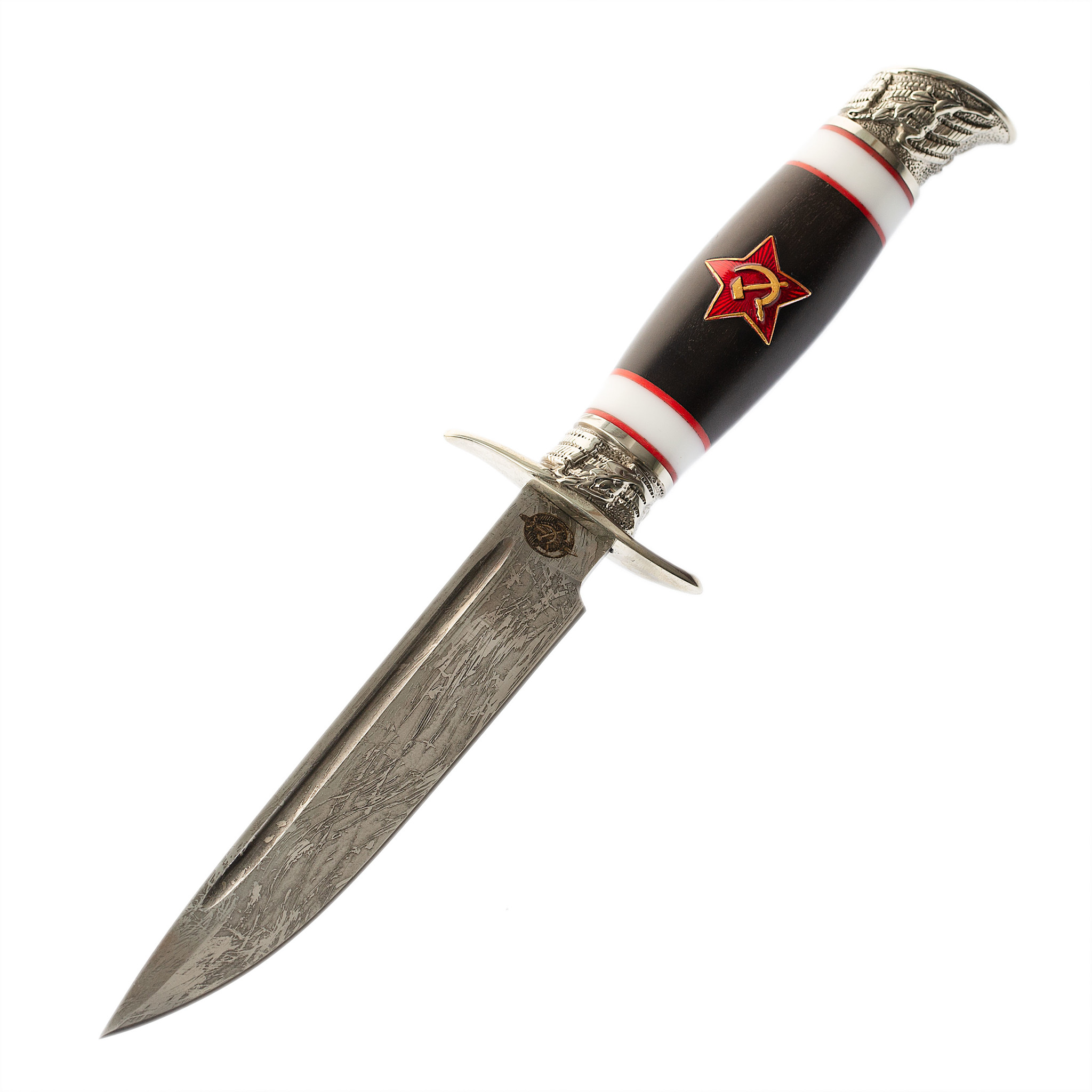 Нож Финка НКВД со звездой, сталь K340, граб