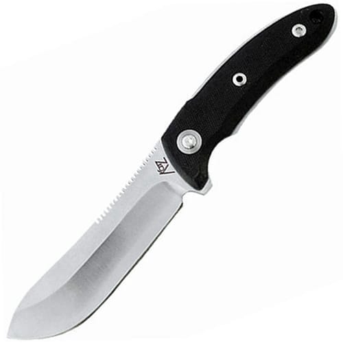 Разделочный шкуросъемный нож с фиксированным клинком Katz Pro Hunter, сталь XT-80, рукоять kraton - фото 1