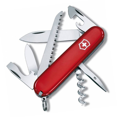 Фото Складной швейцарский нож Victorinox Camper, сталь X55CrMo14, рукоять Cellidor®, красный, 13 функций, 91мм