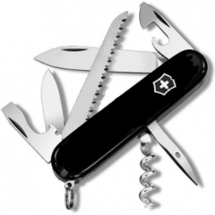 Фото Нож перочинный Victorinox Camper 91 мм, 13 функций, черный