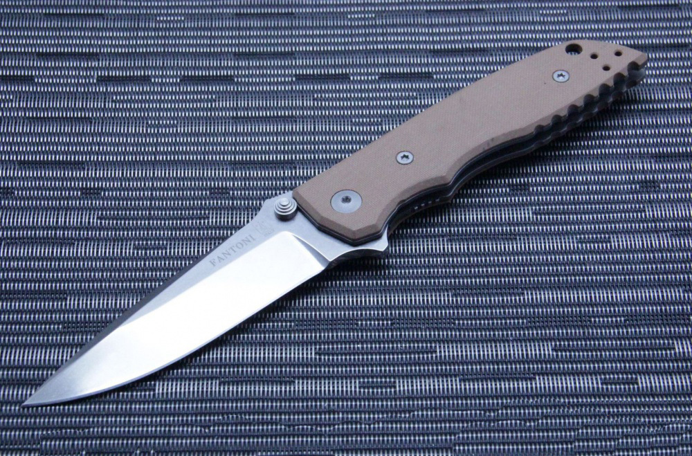 Нож складной HB01 Large, Desert Handle, Stonewashed Crucible CPM® S35VN™, William (Bill) Harsey Design 10.5 см. - фото 3