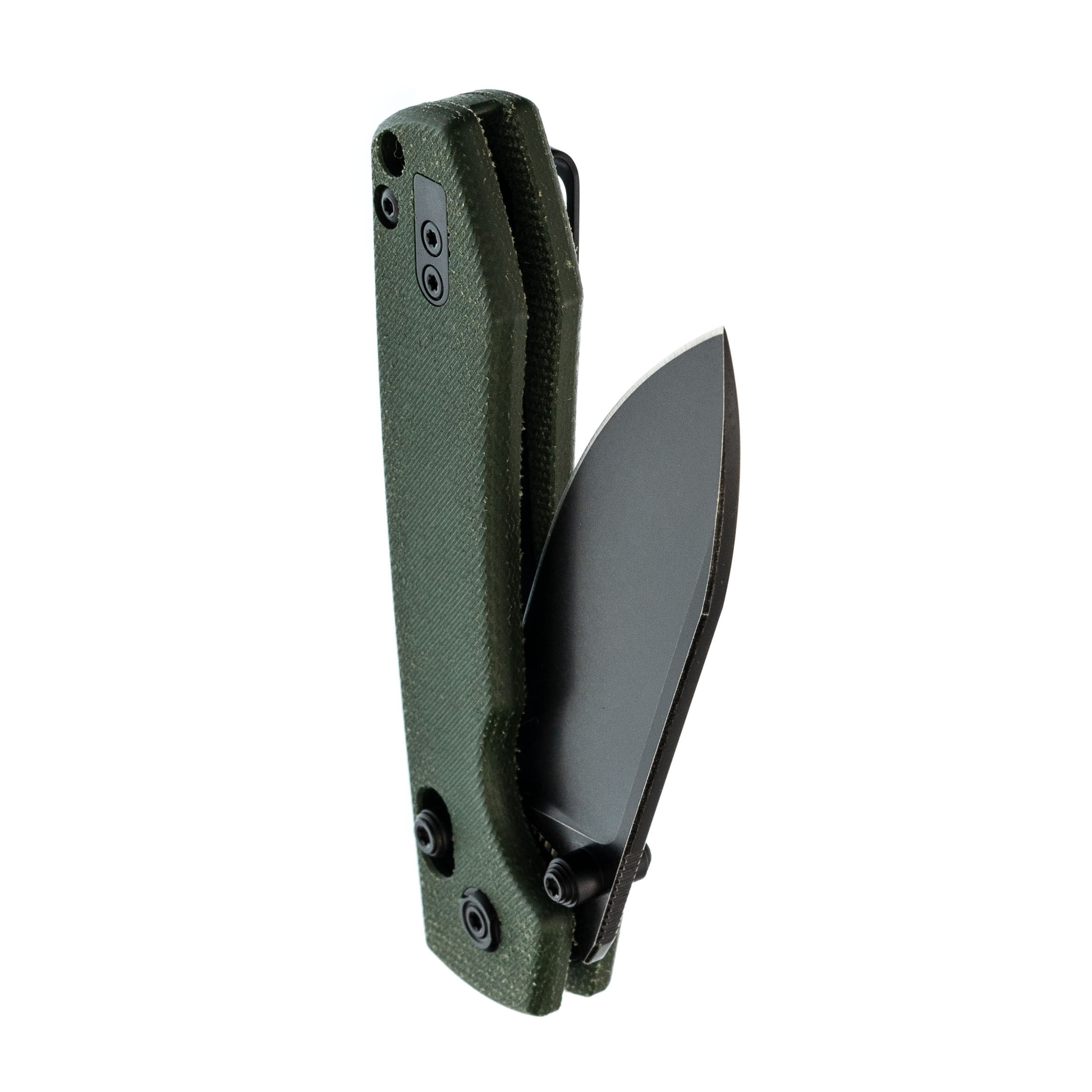 Складной нож Raccoon CB Vosteed, сталь 14C28N, рукоять микарта, зеленый - фото 4