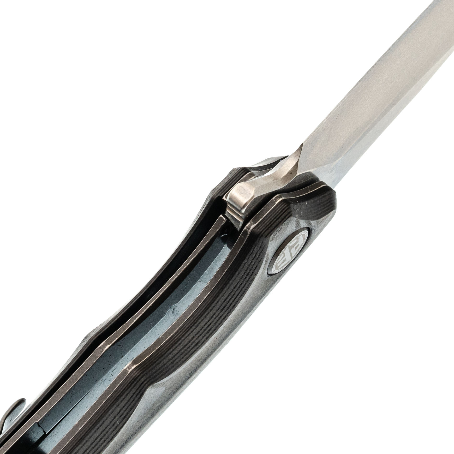 Складной нож Petrified Fish Hairtail, сталь K110, рукоять карбон - фото 4