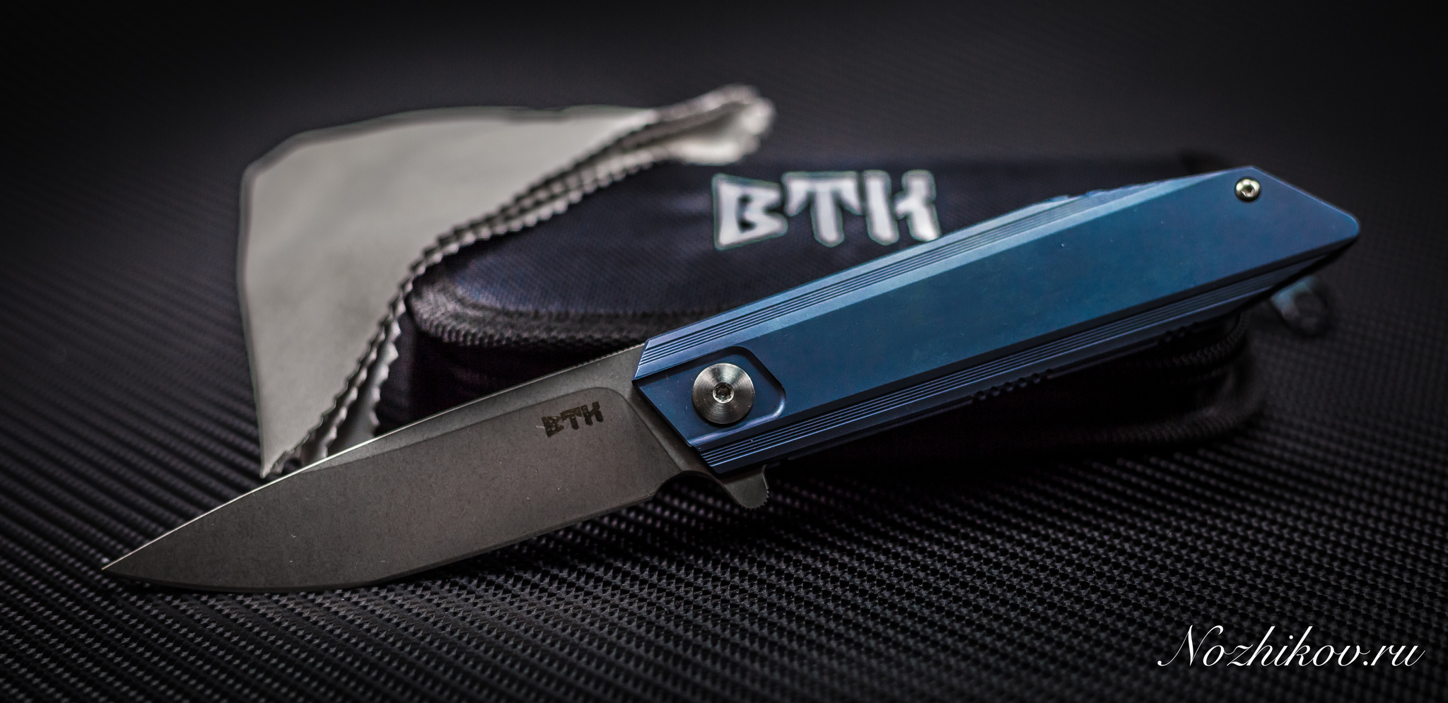 Складной нож Bestech Knives BT1701B, сталь CPM-S35VN, рукоять титан - фото 3