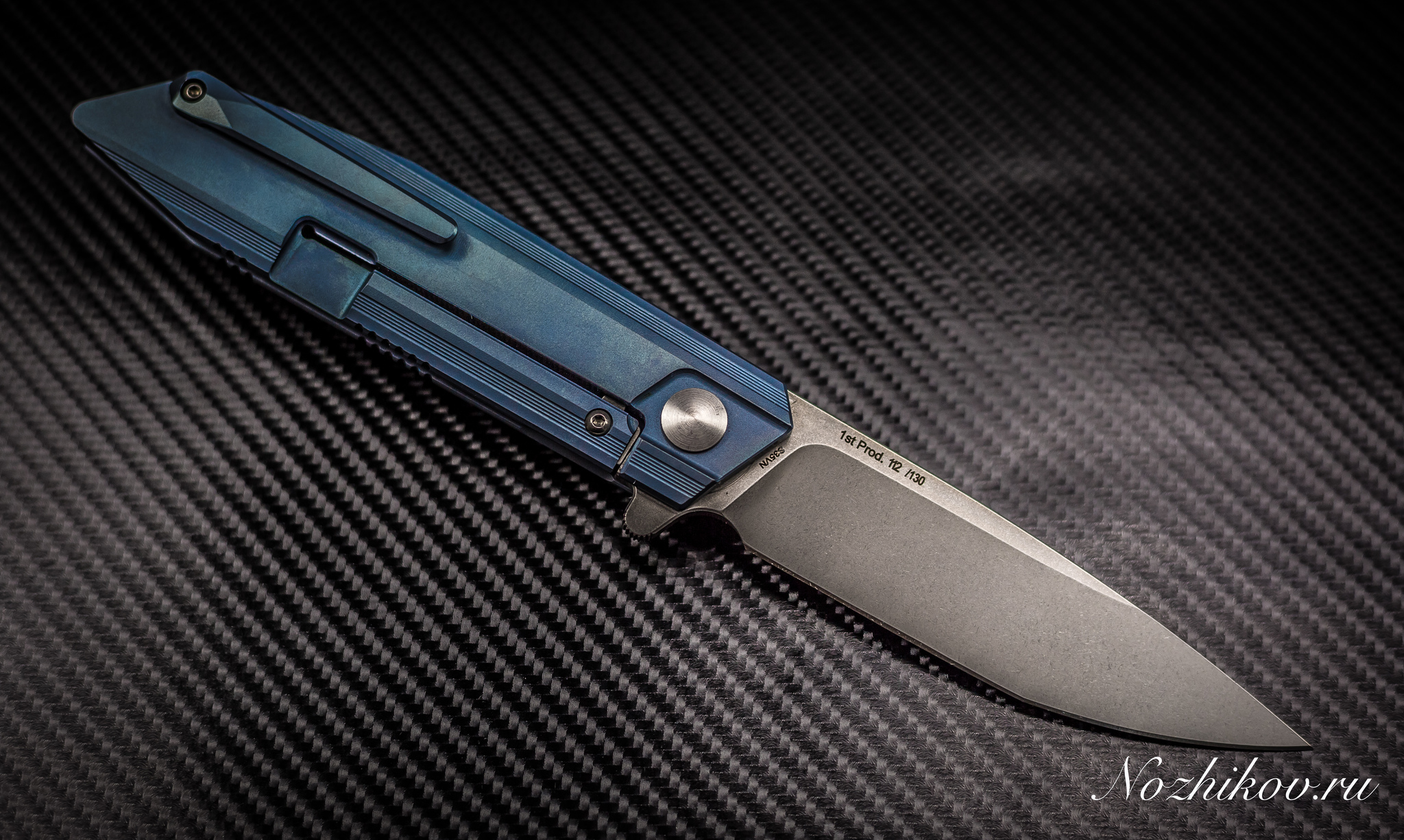 Складной нож Bestech Knives BT1701B, сталь CPM-S35VN, рукоять титан - фото 2