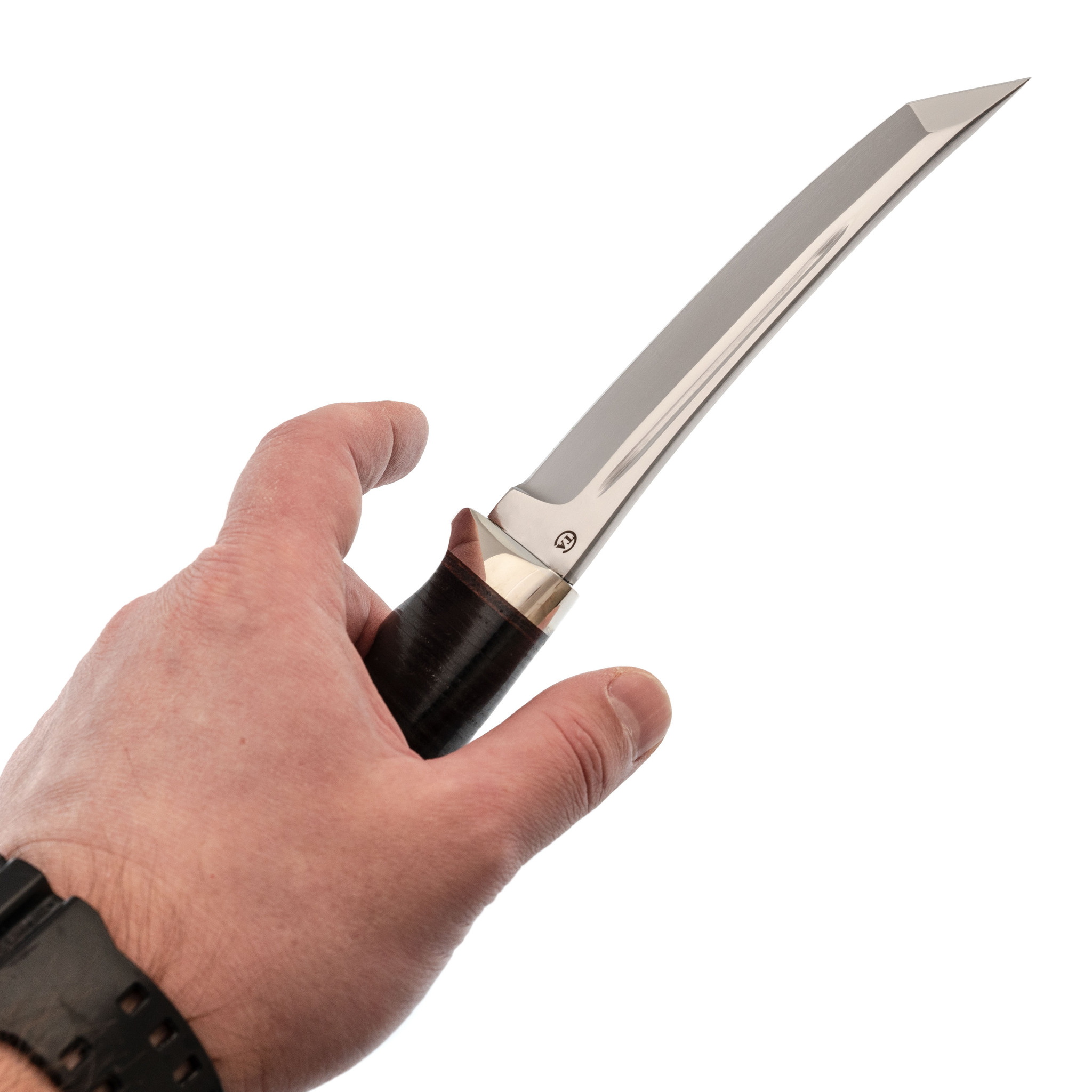 Нож Аркан Р в коже, 95Х18 - фото 4