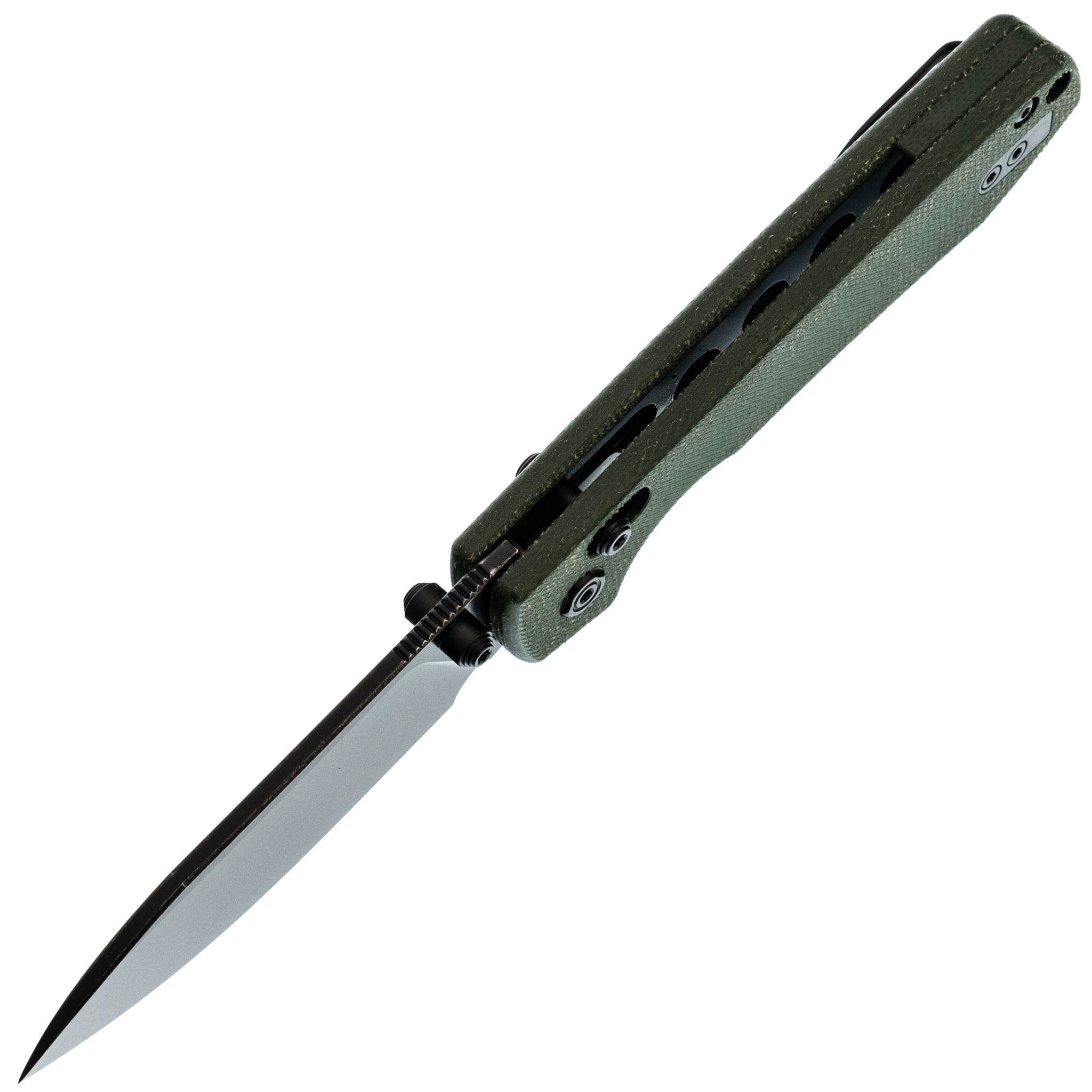 Складной нож Raccoon CB Vosteed, сталь 14C28N, рукоять микарта, зеленый - фото 2