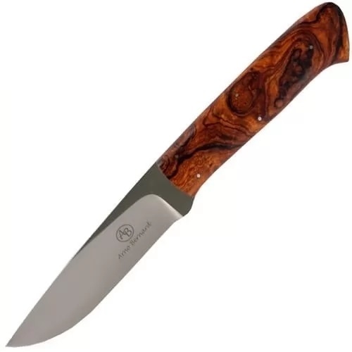 Нож с фиксированным клинком Arno Bernard Croc, сталь N690, рукоять аризонское железное дерево нож с фиксированным клинком gerber river shorty
