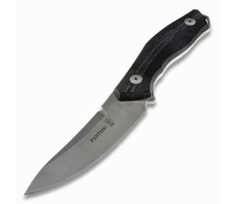 Нож с фиксированным клинком C.U.T. Fixed, Black/Gray G-10 Scales, Stonewashed CPM® S30V™, Dmitry Sinkevich (SiDiS) Design, Kydex Sheath 10.6 см. - фото 5