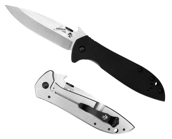 Складной нож Kershaw Emerson CQC-4KXL K6055, сталь 8Cr14MoV, рукоять сталь/G-10