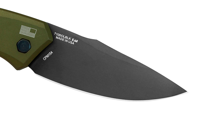 Складной автоматический нож Kershaw Launch 1 K7100OLBLK, сталь CPM 154, рукоять алюминий - фото 6