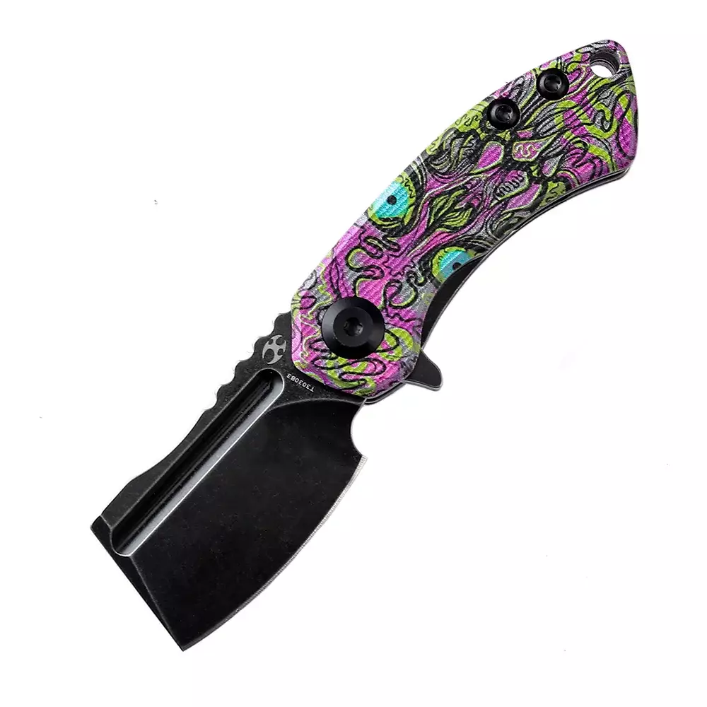 Складной нож Mini Korvid Kansept, сталь 154CM, рукоять G10, фиолетовый