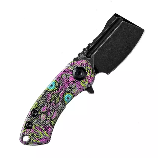 Складной нож Mini Korvid Kansept, сталь 154CM, рукоять G10, фиолетовый - фото 3