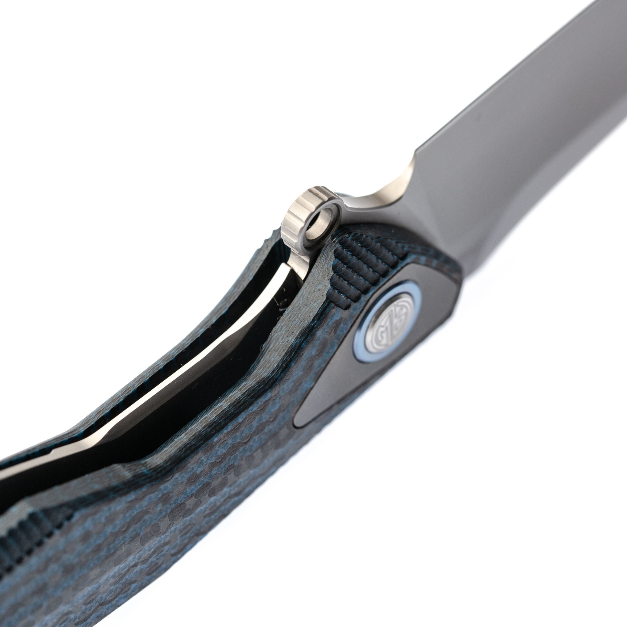 Нож складной Tulay Rikeknife, сталь 154CM, Blue G10/Carbon Fiber - фото 5