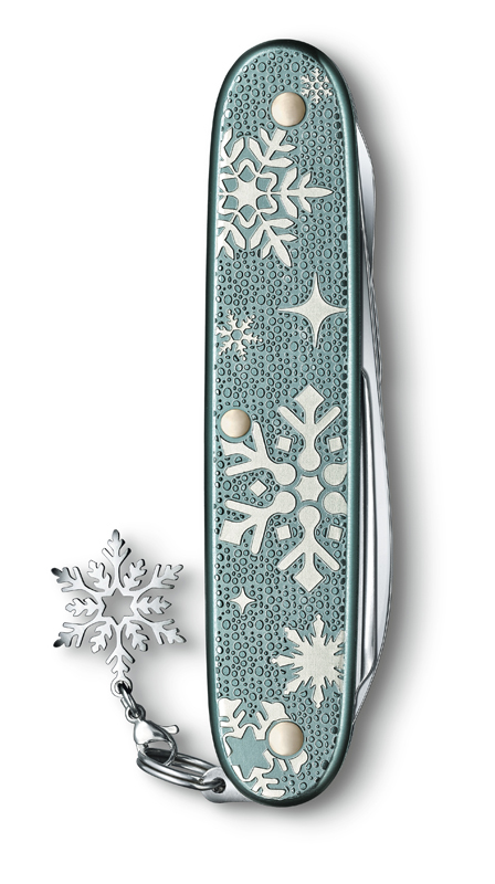 фото Нож перочинный victorinox pioneer x winter magic se 2020, 93 мм, 9 функций, с шармом, серебристый