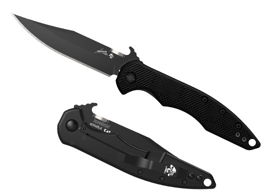 Складной нож Kershaw Emerson CQC-1K K6094BLK, сталь 8Cr14MoV, рукоять нержавеющая сталь/G-10