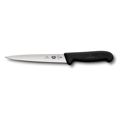 Фото Нож филейный Fibrox 16 см Victorinox, нержавеющая сталь, термопластический эластомер