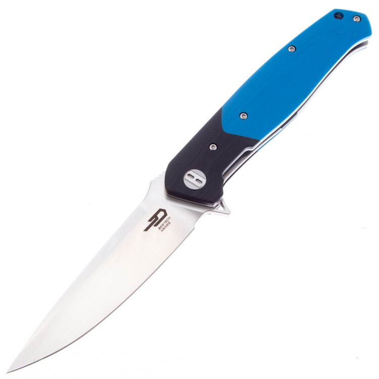 Складной нож Bestech Swordfish, сталь D2, рукоять G10, blue/black складной нож bestech nyxie сталь s35vn satin рукоять титан карбон