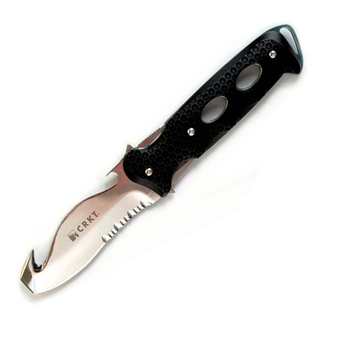 Нож с фиксированным клинком подводный CRKT Norfolk Diver, сталь Sandvik 12С27, рукоять пластик