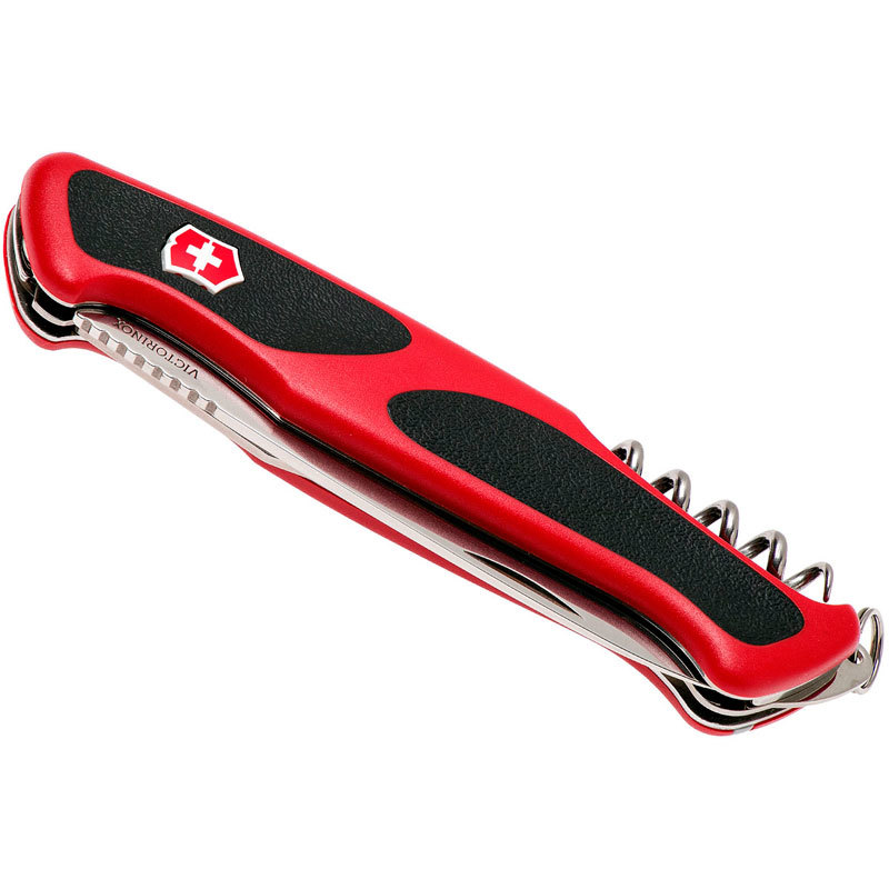 Нож перочинный Victorinox RangerGrip 68 0.9553.C 130мм 11 функций красно-чёрный - фото 6
