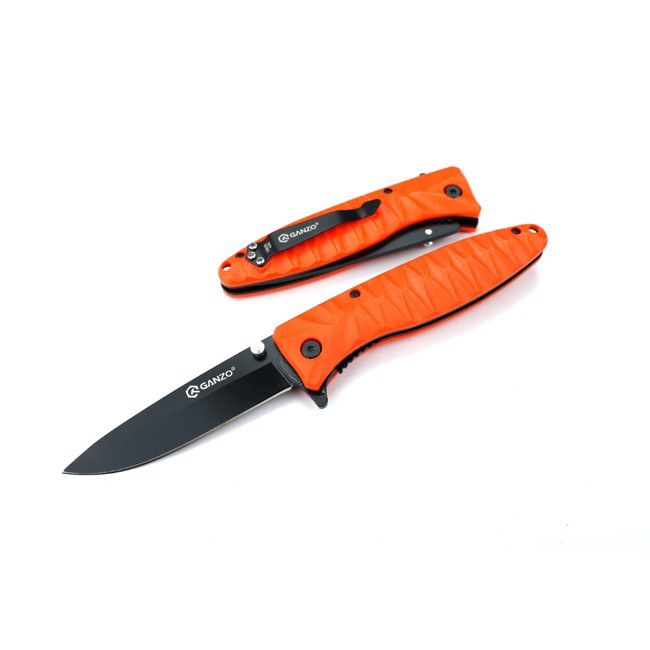 Нож Ganzo G620o-1 оранжевый - фото 1