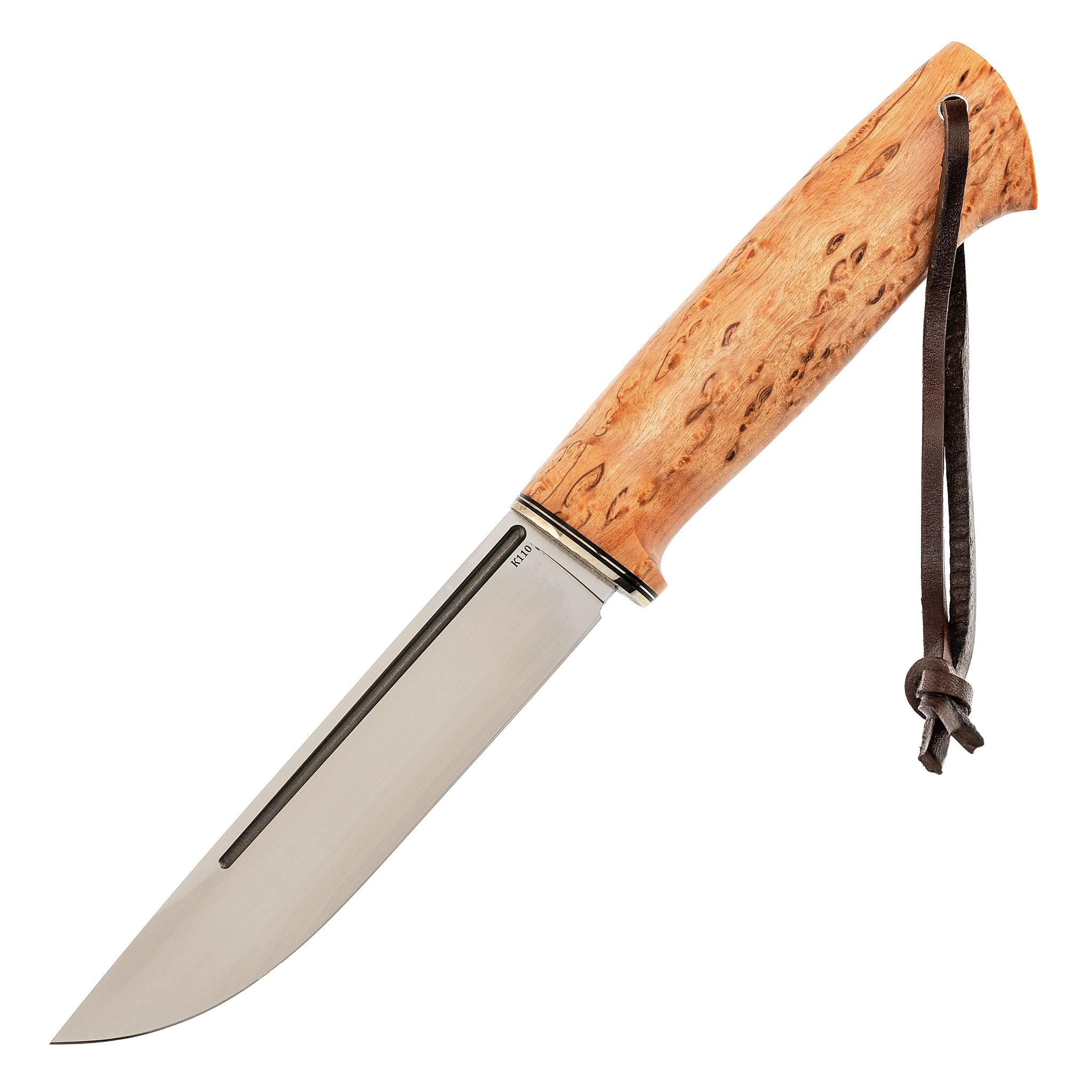 Нож Лиман, сталь K-110, карельская береза