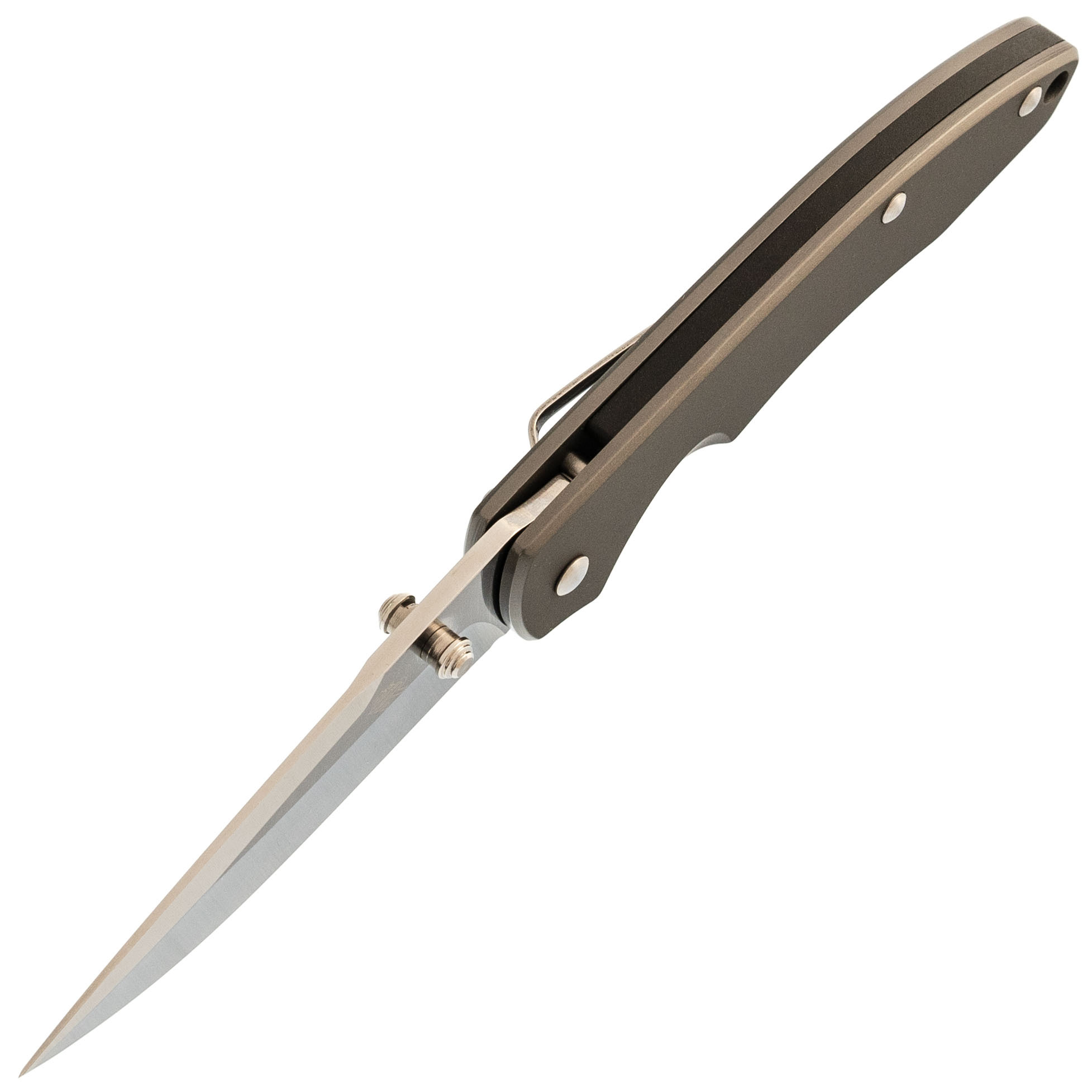 Складной нож Sanrenmu 7073LUX-SK, сталь 12C27, рукоять сталь - фото 2