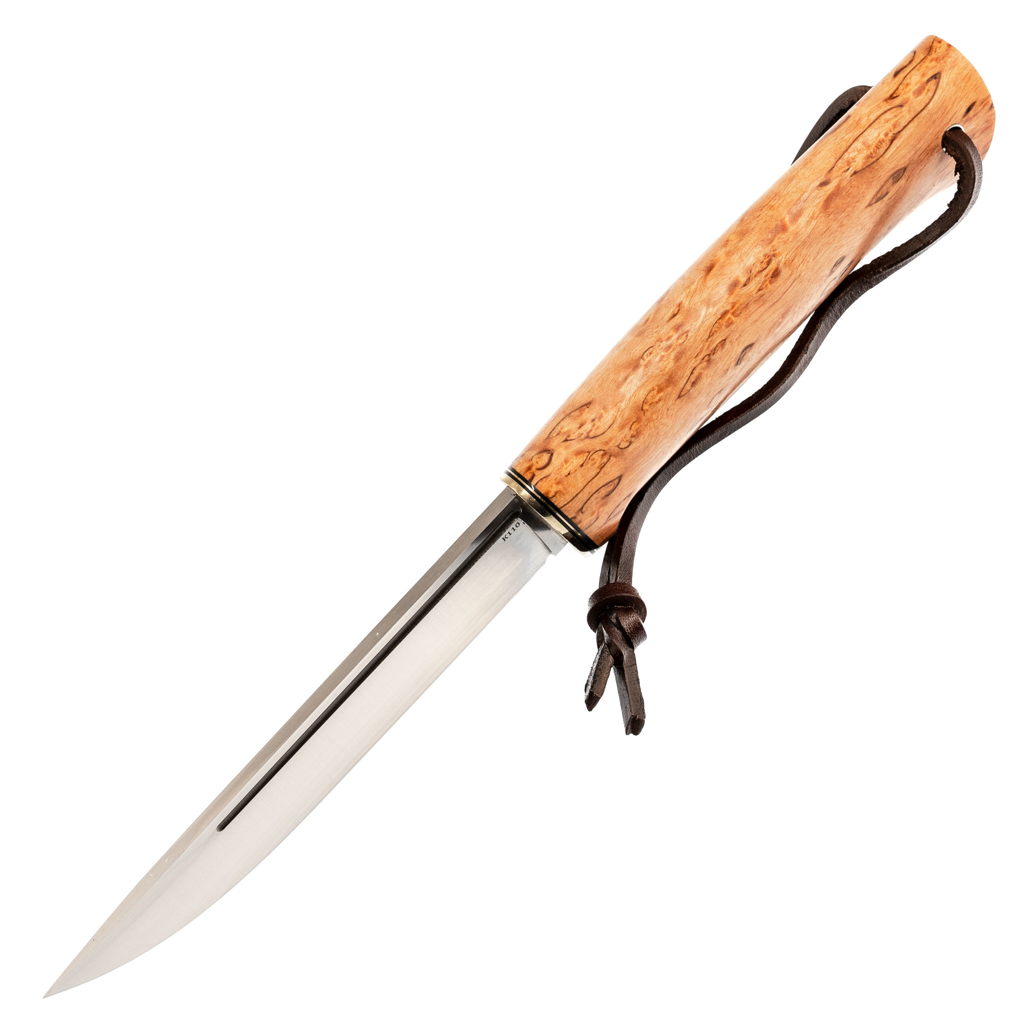 Нож Лиман, сталь K-110, карельская береза - фото 4