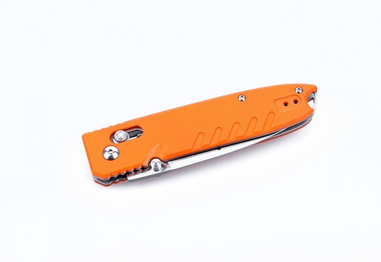 Нож складной Ganzo G746-1, оранжевый - фото 3