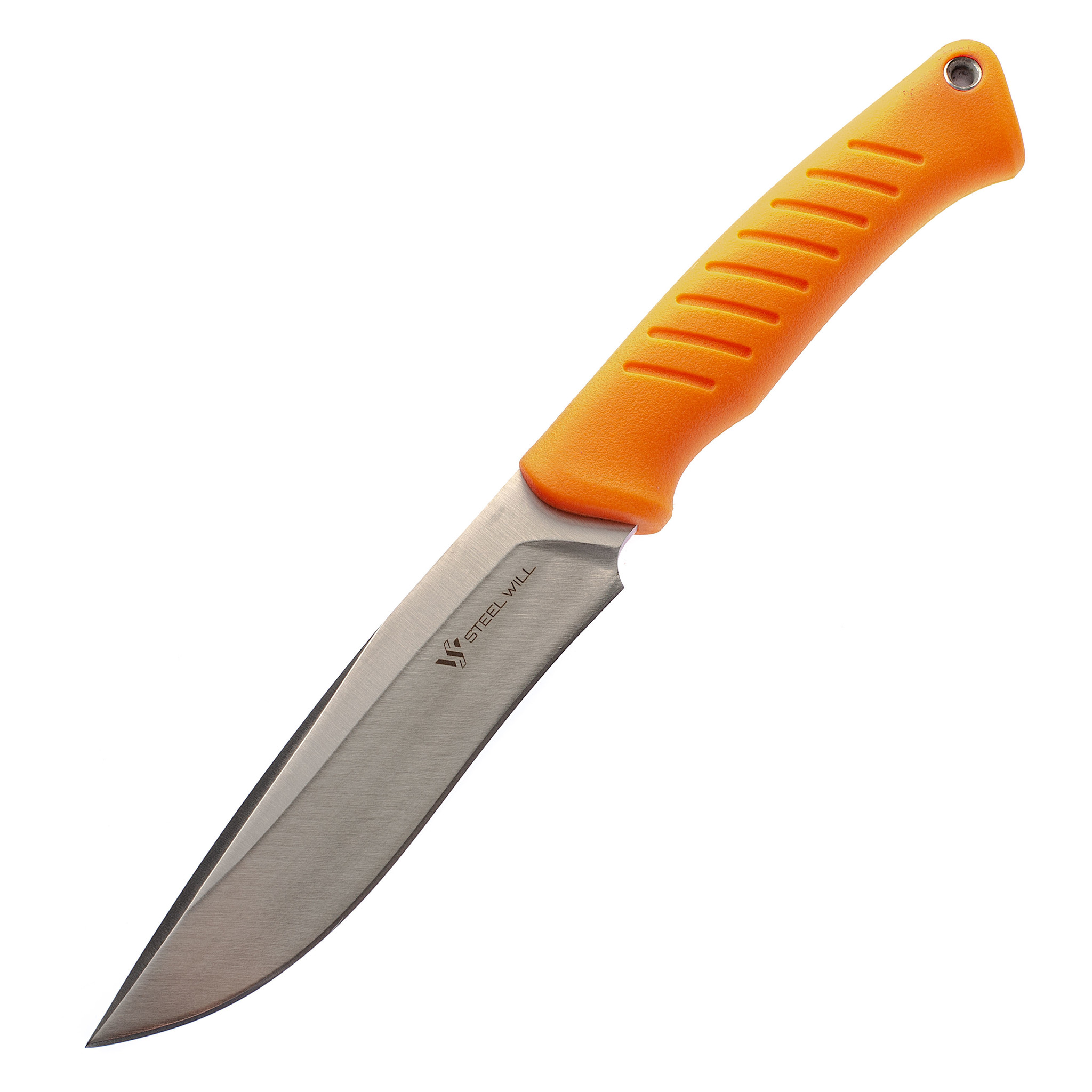 Нож Argonaut Steel Will, сталь AUS8, TPR оранжевый - фото 1